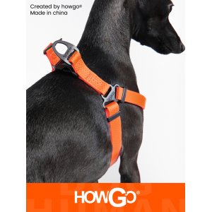 HOWGO防污耐用胸背帶中小型犬柴犬貼牌定制代加工