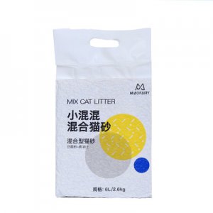 貓咪豆腐膨潤土混合貓砂6L