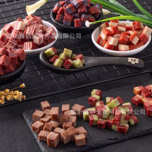 饞小汪狗狗零食牛肉粒500g泰
