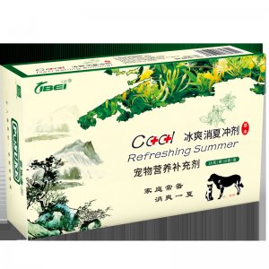 菩施康冰爽消夏沖劑貓犬10g/袋，10袋/ 60盒/箱