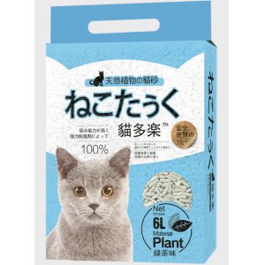 貓多樂天然植物貓砂原味6L