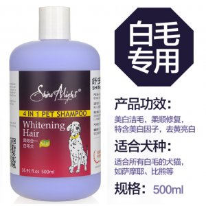 舒安娜寵物洗護洗發乳白毛犬專用