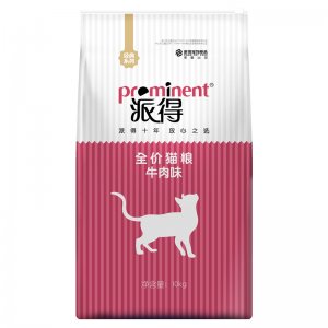 派得全價貓糧10kg牛肉味