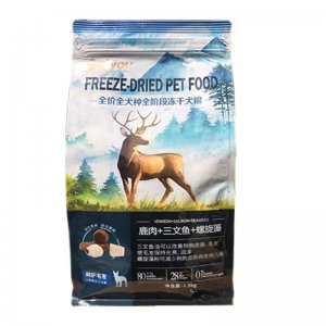 歐力優全價全犬中全階段凍干犬糧鹿肉三文魚螺旋藻味1.5kg