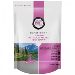 朗仕全價貓糧雞肉三文魚配方添加絲蘭粉500g