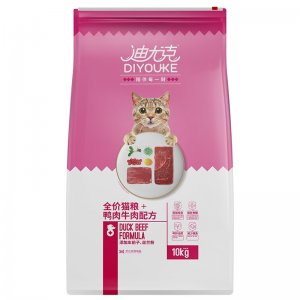 迪尤克全價貓糧鴨肉牛肉配方1.5kg/10kg