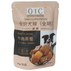 O1C全價狗糧牛肉蒸包（全期）