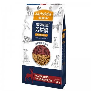 麥富迪全價通用型成犬糧添加鹿肉顆粒狗糧10kg/袋