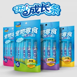 海吱吱開心成長條貓咪14克/條*6/袋