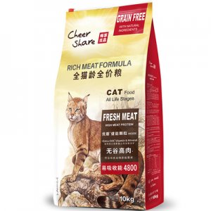 暢享無谷高肉貓糧10kg