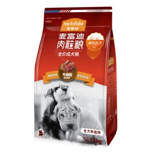 麥富迪肉粒糧全價成犬糧1.5kg
