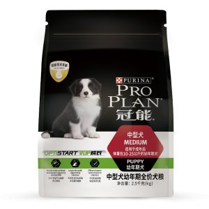 冠能中型犬幼年期全價犬糧2.5kg