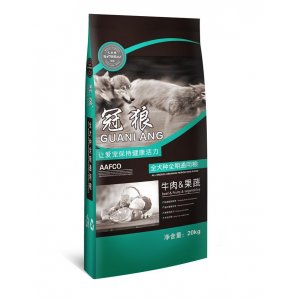 冠狼全期犬糧牛肉&果蔬20kg