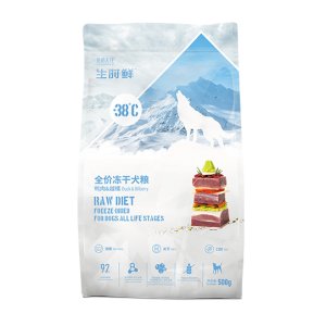 伯納天純全價全階段凍干犬糧 鴨肉&越橘500g
