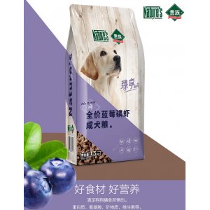 貴族臻享系列全價藍莓磷蝦成犬糧1.5kg/10kg