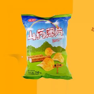 吮彩山藥薄片蜜汁70gx10x8中包