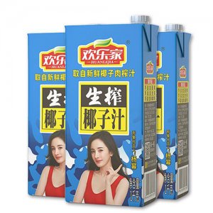 歡樂家生榨椰子汁1000g