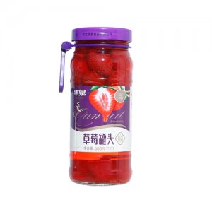 華泉草莓罐頭500g