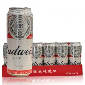 百威4.5度啤酒 500ml24聽