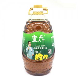 宜品天下小榨原香菜籽油5L