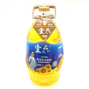 宜品天下葵花籽濃香型食用植物調和油5L