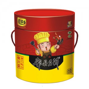 豆多多紅油郫縣豆瓣10千克桶裝