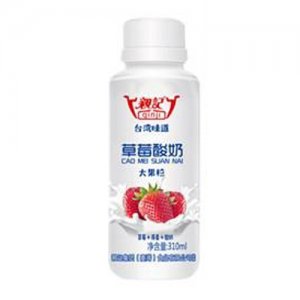 親記臺灣味道草莓味大果粒酸奶310mlx12