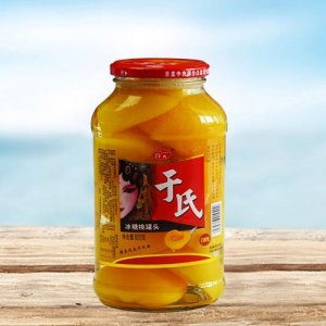 于氏820g冰糖桃罐頭