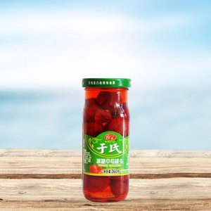 于氏冰糖草莓罐頭260g