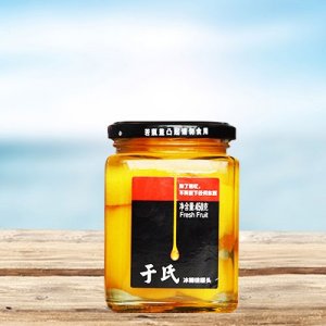于氏冰糖桃罐頭450g