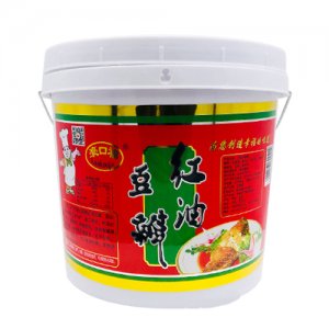 豪口福紅油豆瓣賓館專用桶裝