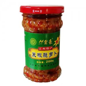 雲豪米椒脆蘿卜200g