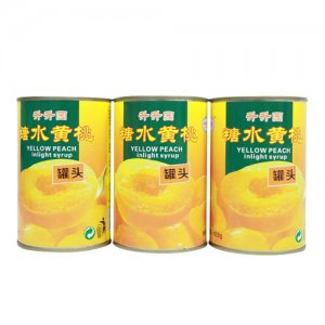 升升園糖水黃桃罐頭425g
