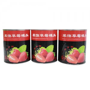 升升園裝飾草莓罐頭820g