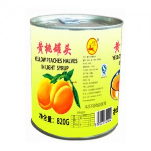 金鹿黃桃罐頭820g