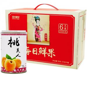 桃美人每日鮮果黃桃罐頭禮盒裝