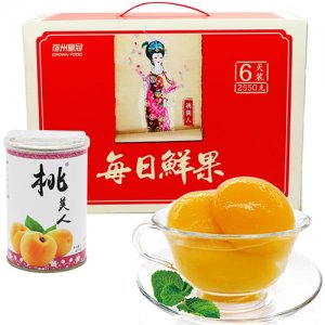 桃美人每日鮮果黃桃罐頭