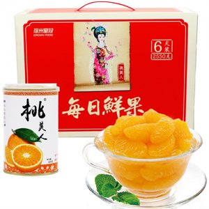 桃美人每日鮮果橘子罐頭禮盒裝