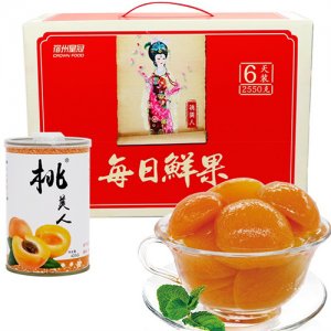 桃美人每日鮮果杏罐頭禮盒裝