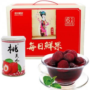 桃美人每日鮮果楊梅罐頭禮盒裝