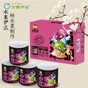 水果伊派百香果椰果罐頭312gx12罐