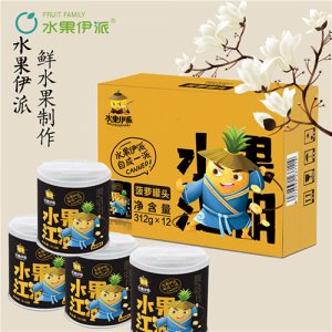 水果伊派菠蘿罐頭312gx12罐