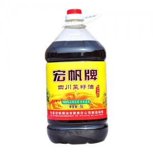 宏帆牌四川菜籽油5L