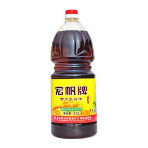 宏帆牌四川菜籽油2.5L
