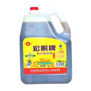 宏帆四川菜籽油5L