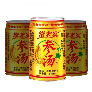 常老實參湯植物飲料