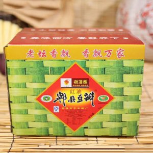 老檀香紅油郫縣豆瓣箱裝