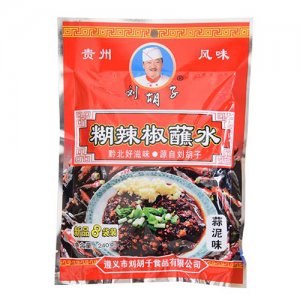 劉胡子糊辣椒蘸水蒜泥味