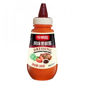 今明后288克風味黑椒醬