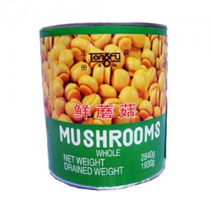 通福鮮蘑菇罐頭2840克